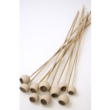 Yapay Çiçek Deposu Dekoratif Küçük Bell Cup 10LU Tropic Kabak Kum Rengi