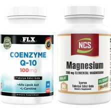 FLX Magnesium (Magnezyum) 90 Tablet Coenzyme Q-10 100 Mg 90 Tablet