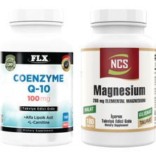 FLX Magnezyum 180 Tablet Coenzyme Q-10 100 Mg 180 Tablet