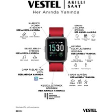 Vestel Akıllı Saat Kırmızı