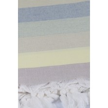 Bedinn Peştemal Stripe Sarı-Lacivert-bej