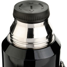 Joystar 1500 ml Vakumlu Çift Cidarli Kapaklı Siyah Termos