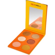 New Well Autumn Eyeshadow (Turuncu) 6'lı Göz Farı