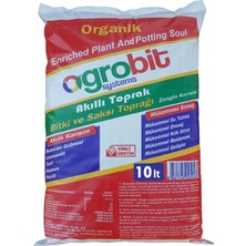 Agrobit Akıllı Toprak 10 lt Bitki ve Saksı Toprağı Solucan Gübresi Torf Humus Perlit Leonardit