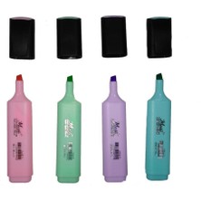 Masis Pastel Fosforlu Kalem 4 Renk 4'lü Paket Y