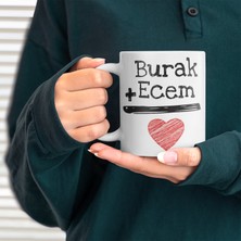 Kitapeli Model 1 Sevgili Kişiye Özel Kupa Bardak