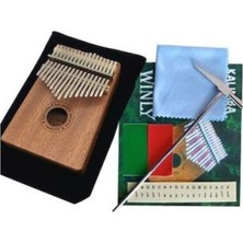 Kalimba 17 Tuşeli  Maun  Masterwork  Kılıf + Çekiç