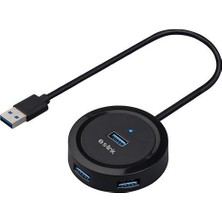 S-Link Swapp SW-U300 4 Port USB 3.0 Gri USB Hub