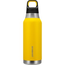 Mannhart by Spigen B213 Sızdırmaz Vakumlu Çift Katmanlı Travel Mug Paslanmaz Çelik Termos 500 ml Hot 6h / Cold 24h Bumblebee - AHP00354