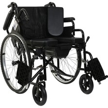 Golfi̇ G-120 Klozetli Manuel Tekerlekli Sandalye / Commode Manual Wheelchair