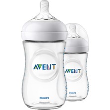 Philips Avent Natural PP Biberon 260 ml, 1 ay+, 2'li, SCF033/27