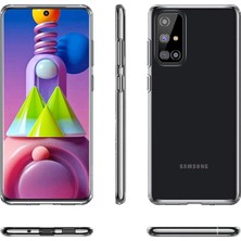 Samsung Galaxy M51 Kılıf 3D kamera Korumalı Şeffaf Yumuşak Süper Silikon Kapak