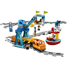 LEGO® DUPLO® Kargo Treni 10875 - 2 Yaş ve Üzeri Çocuklar için DUPLO Setleriyle Uyumlu Tamamlayıcı Eğitici Oyuncak Yapım Seti (105 Parça)