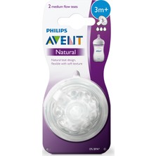Philips Avent Natural Biberon Emziği 3 ay+ 2'li 3 numara SCF043/27