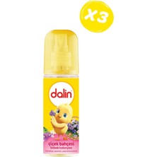 Dalin Bebek Kolonyası Çiçek Bahçesi 150 ml x 3 Adet