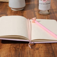 Gojoy Tech & Gifts Sevimli Domuz Defter Kalem Seti - Pembe