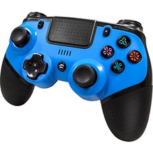 Snopy Rampage SG-RPS4 Plus Mavi Bluetooth Çift Titreşimli PS4-Gamepad Joypad