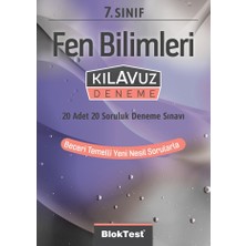 Bloktest Yayınları 7. Sınıf Fen Bilimleri Kılavuz Deneme