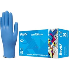 Beybi Strong - 5 Pudrasız S Beden Nitril Eldiven