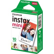 Instax Mini Liplay Hybrid Elegant Black Fotoğraf Makinesi 10'lu Mini Film
