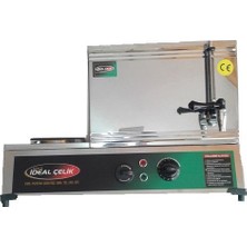 İdeal Çelik 20 Lt İki Demlikli Pleytli Elektrikli Çay Ocağı