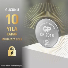 GP 5'li CR2016 3V Lityum Düğme Pil  (GPCR2016-C5)