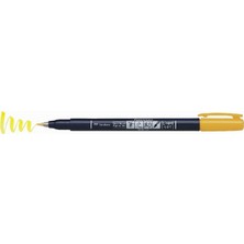 Tombow Fudenosuke Brush Pen Fırça Uçlu Çizim Kalemi Sarı