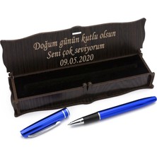 Kalemhane Kişiye Özel Ahşap Kutulu Roller Kalem