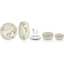 Boss Porselen 32 Parça Kahvaltı Takımı Elif