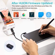 Huion H430P 4.8 x 3" Grafik Tablet Siyah