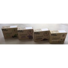 Karakılıç Zeytincilik Karakılıç  Zeytinyağı Sabunu El Yapımı Soğuk Döküm Sabun                                                             Kahve, Lavantalı, Hamam ve Defneli 120 gr x 4'lü