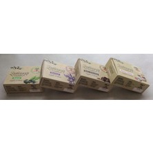Karakılıç Zeytincilik Karakılıç  Zeytinyağı Sabunu El Yapımı Soğuk Döküm Sabun                                                             Kahve, Lavantalı, Hamam ve Defneli 120 gr x 4'lü