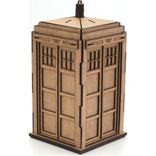 3D Sergi 3D Ahşap Puzzle Dr. Who Tardis 53 Parça