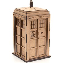 3D Sergi 3D Ahşap Puzzle Dr. Who Tardis 53 Parça