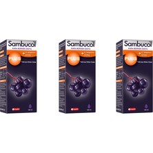 Sambucol Plus Şurup 120 ml 3 Kutu