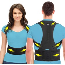 Scorplion Ankaflex Manyetik Kadın Erkek Dik Durus Korsesi Bel Sırt Omuz Korsesi