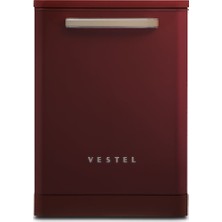 Vestel BM 5001 Retro Bordo 5 Programlı Bulaşık Makinesi