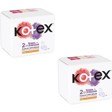 Kotex 2in1 Regl+Mesane Ped 14 Ultra Normal 2 Adet