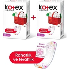 Kotex Anydays Uzun 28'li Günlük Ped 2 Kutu