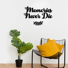 Mıgnatıs Memories Never Die Duvar Oda Ev Aksesuarı Ahşap Tablo 50 x 33 cm