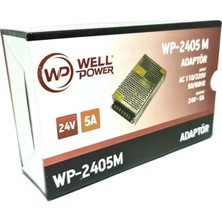 Wellpower Metal Kasa Adaptör 24V 5A