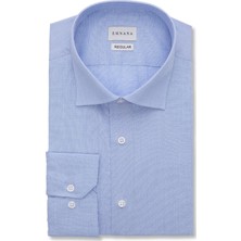 Emnana Buruşmaz (Wrinkle Free) Açık Mavi Regular Fit Gömlek