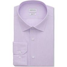 Emnana Lila Slim Fit Gömlek