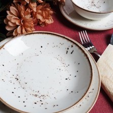 Tulu 6 Adet 19  cm Pasta Tabağı Takımı