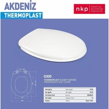Nkp Thermoplast Akdeniz Klozet Kapağı 0300