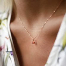 By Golden House Damla Mercan Kolye