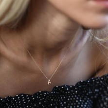 By Golden House Üç Boyutlu Harf Kolye