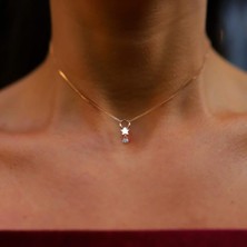 By Golden House Yıldız Choker Kolye