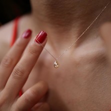 By Golden House Damla Taşlı Kolye