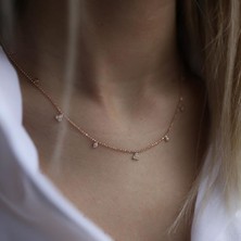By Golden House Tohum Taşlı Kolye-Model 1